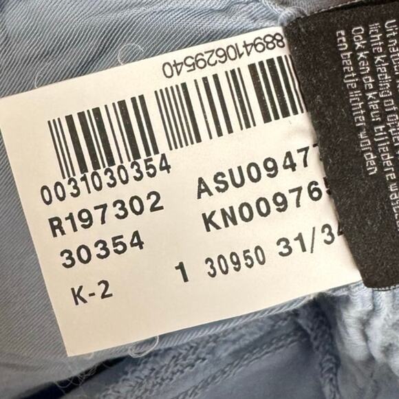 34 Heritage Courage Sky Twill Tencel Soft Mid Rise Straight Leg Pants Size 31x34 - Picture 12 of 15